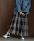タックチェックイージースカート