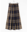 タックチェックイージースカート