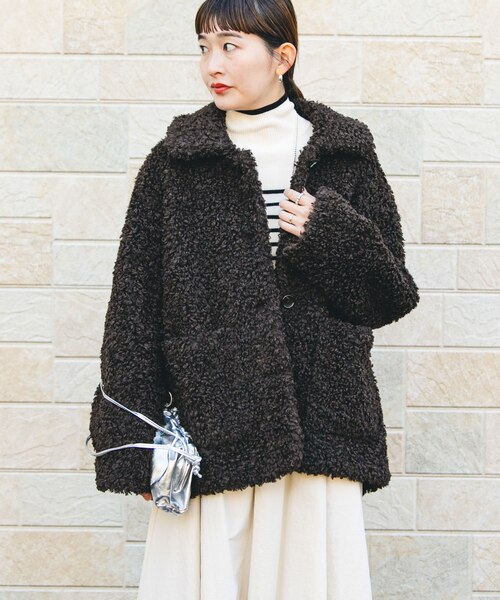 ECOPELカーリーファーコート｜アーバンリサーチの通販｜&mall（アンド