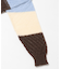 パッチワークメッシュセーター