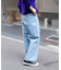 FORK&SPOON　JFデニムベルトセットルーズパンツ
