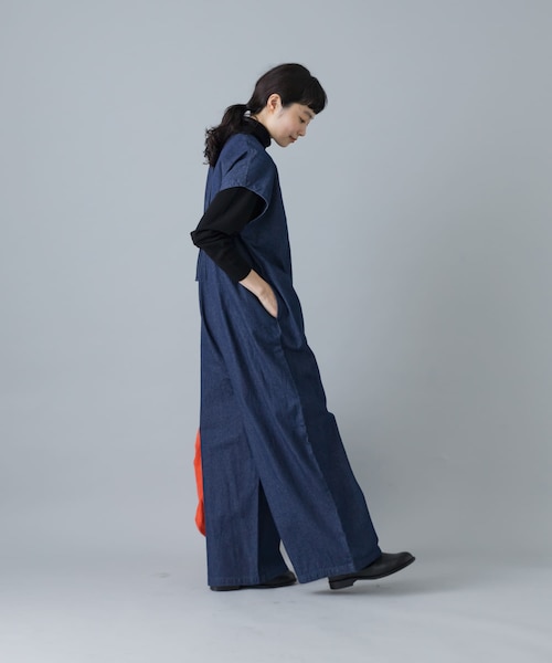 2サイズ展開』デニムワイドオールインワン｜アーバンリサーチの通販