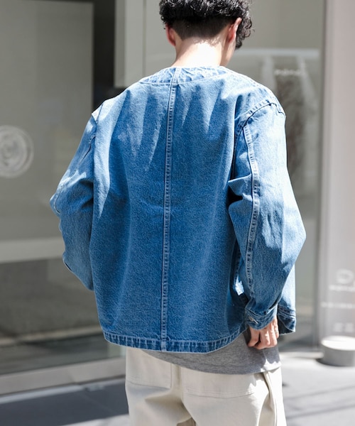 FORK&SPOON JFデニムノーカラージャケット｜アーバンリサーチの通販