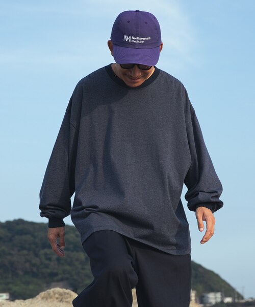 Wide Dad 25ss ロンT Wide Dad 25SS 2nd delivery Shade Tech collection 速乾