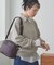 『仁村紗和さん着用』『UR TECH 200日ニット』スウェットライクプルオーバー