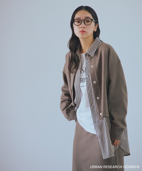 新品◆DOORS◆『UR TECH 200日ニット』リングドットカーディガン 仁村紗和さん着用』『UR TECH 200日ニット』リングドット