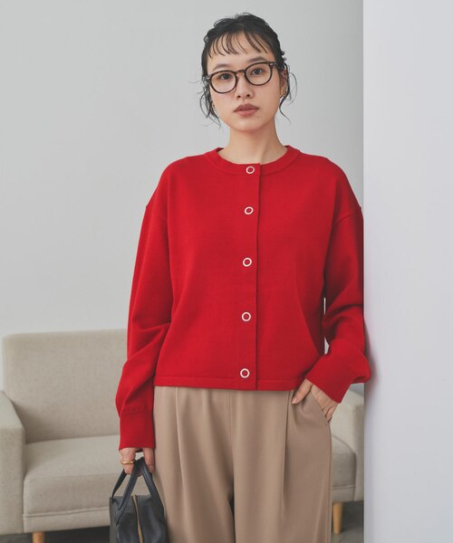 新品タグ付き UR TECH 200日ニットリングドットカーディガン ドアーズ