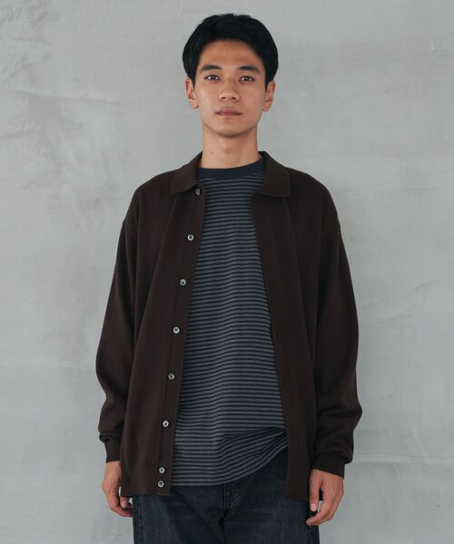 アーバンリサーチ『UR TECH 200日ニット』リングドットカーディガン