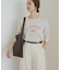 ロゴプリント＋刺しゅうロングTシャツ