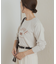 ロゴプリント＋刺しゅうロングTシャツ