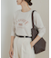 ロゴプリント＋刺しゅうロングTシャツ