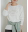 ロゴプリント＋刺しゅうロングTシャツ