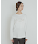 ロゴプリント＋刺しゅうロングTシャツ