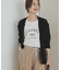 ロゴプリント＋刺しゅうロングTシャツ