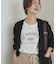 ロゴプリント＋刺しゅうロングTシャツ