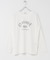 ロゴプリント＋刺しゅうロングTシャツ