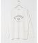 ロゴプリント＋刺しゅうロングTシャツ