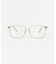 『別注』KANEKO OPTICAL×URBAN RESEARCH　スクエアクリアUVレンズ