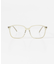 『別注』KANEKO OPTICAL×URBAN RESEARCH　スクエアクリアUVレンズ