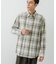 『別注』OUTDOOR EXCHANGE×URBAN RESEARCH　シャギーチェックシャツ
