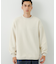 『一部WEB限定カラー』『別注』THOUSAND MILE×URBAN RESEARCH　ニットフリースクルーネックプルオーバー