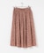 SOIL　FLOWER GATHERED SKIRT