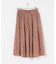 SOIL　FLOWER GATHERED SKIRT