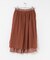SOIL　FLOWER GATHERED SKIRT