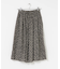 SOIL　FLOWER GATHERED SKIRT