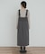 深Uネック切替ジャンパースカート