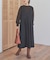 深Uネック切替ジャンパースカート