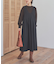 深Uネック切替ジャンパースカート