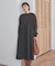 深Uネック切替ジャンパースカート