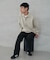 『仁村紗和さん着用』『UR TECH』完声2タックワイドトラウザー
