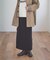 『仁村紗和さん着用』『UR TECH 200日ニット』ストレートスカート