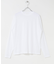 ハイツイストコットン長袖Tシャツ