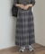『一部WEB限定カラー』チェックプリーツスカート