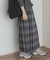 『一部WEB限定カラー』チェックプリーツスカート