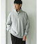 commpost　反毛裏毛ハーフジップスウェット