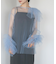 ANDRESD　blooming tulle dress