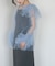 ANDRESD　blooming tulle dress