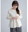 『WEB限定』襟付きペプラムニットプルオーバー