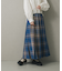 チェックプリーツスカート