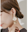 トリプルフラワーイヤリング