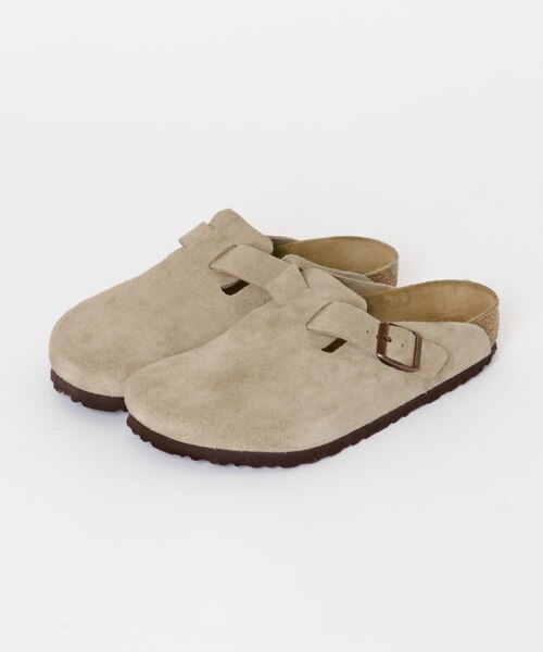 BIRKENSTOCK Boston BS サンド 37 Birkenstock Boston BS Narrow Suede Clog, 37, Green - Walmart.com