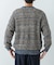 『別注』crepuscule×URBAN RESEARCH　Multi Border Mix CREW-NECK