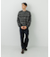『別注』crepuscule×URBAN RESEARCH　Multi Border Mix CREW-NECK