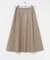 バックジップフレアスカート