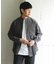 『UR TECH』コーデュロイバンドカラーシャツ