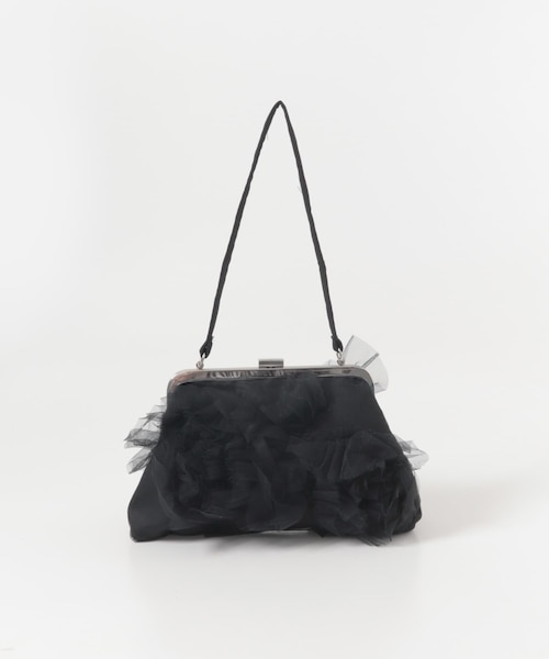 VIVIANO Jacquard Ruffle Bag viviano バック 【公式通販】